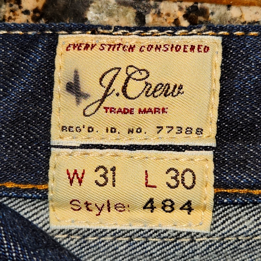 Men's  JCrew denim jeans, 31X30
